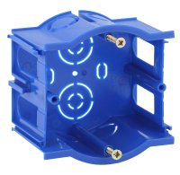 Подрозетник промежуточный UniPost 68х45мм для твердых стен синий IP30 (160/3200) ЭРА Б0039062 Подрозетник промежуточный UniPost 68х45мм для твердых стен синий IP30 (160/3200) ЭРА Б0039062