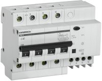 Выключатель автоматический дифференциальный АД14 4Р 40А 30мА GENERICA IEK MAD15-4-040-C-030 Выключатель автоматический дифференциальный АД14 4Р 40А 30мА GENERICA IEK MAD15-4-040-C-030