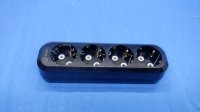 КОЛОДКА  4 ГН.  С/З  ЧЕРНЫЙ Makel MGP2151 КОЛОДКА  4 ГН.  С/З  ЧЕРНЫЙ Makel MGP2151