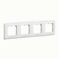 CARIVA Рамка 4 поста белая Legrand/Daccord 773654 CARIVA Рамка 4 поста белая Legrand/Daccord 773654