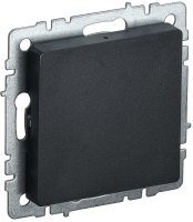 BRITE Заглушка с суппортом МЗ10-БрЧ черный IEK BR-PL10-K02