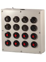 Пост кнопочный ПКУ-15-21.441-54У2 (8хКЕ081/2(1з+1р) черная + 8хКЕ081/2(1з+1р) красная + PG-36) Электротехник ET502294