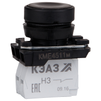 Кнопка КМЕ4510м-черный-1но+0нз-цилиндр-IP54- КЭАЗ 273453 Кнопка КМЕ4510м-черный-1но+0нз-цилиндр-IP54- КЭАЗ 273453