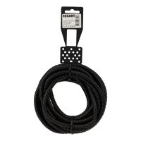 Труба автомобильная гофрированная ПП, 6,8мм, разрезная, бухта 5 м/уп., REXANT 15-0705