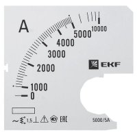 Шкала сменная для A721 5000/5А-1,5 PROxima EKF s-a721-5000