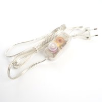 Шнур сетевой 1.5+0.5м 200Вт,230В прозрачный FERON DM103 23058 Шнур сетевой 1.5+0.5м 200Вт,230В прозрачный FERON DM103 23058