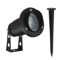 Светильник грунтовый Arte Lamp ELSIE A1522IN-1BK 1*GU10 Металл Чёрный Светильник грунтовый Arte Lamp ELSIE A1522IN-1BK 1*GU10 Металл Чёрный