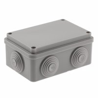 Коробка распаячная KORv-120-80-50-6g открытой     установки на винтах 6 гермовводов IP55 ЭРА Б0052730 Коробка распаячная KORv-120-80-50-6g открытой     установки на винтах 6 гермовводов IP55 ЭРА Б0052730