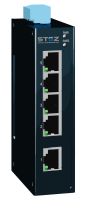 Коммутатор неуправляемый, монтаж на DIN рейку, 5 портов 10 100Base-TX, 24VDC (18-36VDC) резервированный источник питания СТЭЗ 70310004