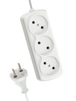 Удлинитель КОСМОС 6А 3 гн ШВВП 2*0,75 5м Космос YKsm5m-3g(6A)E