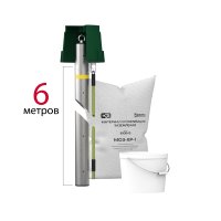 Электрод электролитический вертикальный L-6 м, сталь нержавеющая, 4 мм, К2М-323-6В Ключевой Компонент (Хакель) М323002
