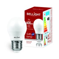 Лампа LED 7Вт 4000K 600Лм E27  Шар Bellight BELLIGHT 88297797