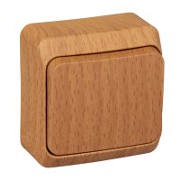 ЭТЮД Переключатель одноклавишный 10А бук Systeme Electric BA10-004T