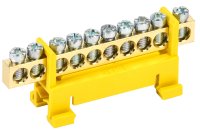 Шина PE земля на DIN-изоляторах тип Стойка ШНИ-6х9-10-С-Ж IEK YNN10-69-10P-K05