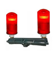 Сдвоенный заградительный огонь СДЗО-05-2*2 >32Cd тип Б220V AC IP65 ПСП Аэросигнал 2 * СДЗО-05-2