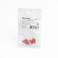 Наконечник вилочный изолированный НВИ 1,5-4, LD404-154 (DIY упаковка 10 шт) STEKKER LD404-154 39371 Наконечник вилочный изолированный НВИ 1,5-4, LD404-154 (DIY упаковка 10 шт) STEKKER LD404-154 39371