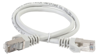 Патч-корд категория 5е FTP 0.5м LSZH серый ITK PC01-C5EFL-05M