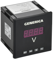 Вольтметр цифровой щитовой однофазный 96х96мм LED GENERICA IEK IDV21-5-1-0-LED-G