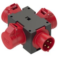 Компактная распределительная коробка ST. ANTON вход-вилка CEE16A/5P, выход-3xCEE16A/5P PCE 9430007W 00-00002753