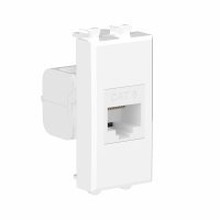 Avanti Розетка компьютерная RJ-45 без шторки      модульная кат.6 Белое облако 1 модуль DKC 4400691 Avanti Розетка компьютерная RJ-45 без шторки      модульная кат.6 Белое облако 1 модуль DKC 4400691