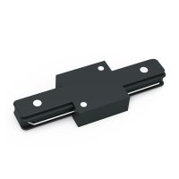 Коннектор для трековых шинопроводов AC 220В Черный IP20 прямой (I) Track Gauss GAUSS TR105