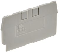Заглушка для CP 2,5мм2 серая IEK YCT20-00-K03-002-ZGL