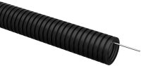 ELASTA Труба гофрированная ПВХ d=32мм с зондом черная (25м) IEK ET-TG21-121-032-025-K02 ELASTA Труба гофрированная ПВХ d=32мм с зондом черная (25м) IEK ET-TG21-121-032-025-K02