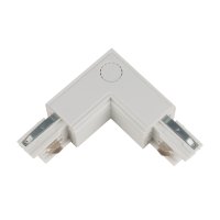 Соединитель для шинопроводов L-образный Внешний Трехфазный белый UBX-A21 WHITE 1 POLYBAG Uniel 09762