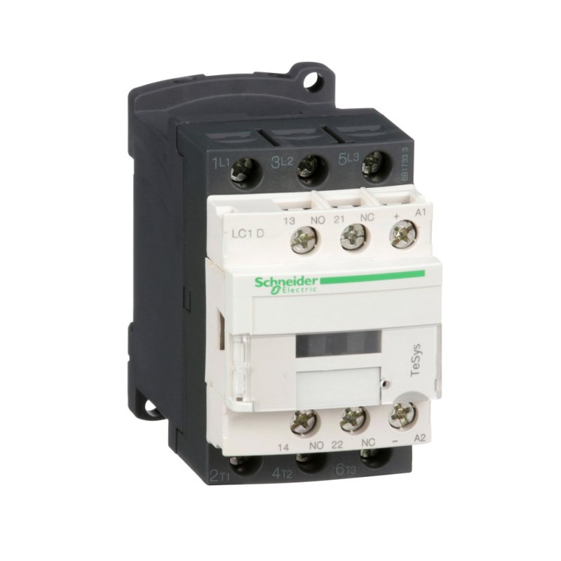 Пускатель магнитный 18А = 24B 1НО+1НЗ LC1D Schneider Electric LC1D186BL Пускатель магнитный 18А = 24B 1НО+1НЗ LC1D Schneider Electric LC1D186BL