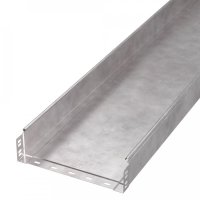 Лоток неперфорированный Стандарт INOX (AISI 409) 300х80х3000 (0,8 мм) (6 м/уп) Промрукав PR16.2399