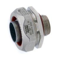 Взрывозащищенная Ex e муфта металлорукав-коробка. DN26 мм. M32х1,5.Никелированная латунь. IP66/67 DKC EX6014-32A