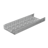Лоток перф. 80х300х1,0 L2000 мм Быстрый монтаж ПЛЮС INOX304 СИСТЕМА КМ PL12826 LPplus80-300-1.0-2000 INOX304