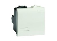 Переключатель бежевый 2 модуля DKC 75012S