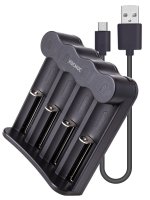 Зарядное устройство 1-4 16340,17335,18490,18650, 20700 питание от USB шнур. автомат., КОСМОС Космос KOC703USB
