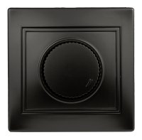 Светорегулятор Intro Plano 1-401-05 (диммер) поворотный, 600Вт 230В, IP20, СУ, антрацит Б0053938 Светорегулятор Intro Plano 1-401-05 (диммер) поворотный, 600Вт 230В, IP20, СУ, антрацит Б0053938