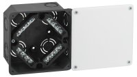 Коробка распаячнаяKRT-k-107-107-50 для твердых стен, клеммник, крышка IP42 ЭРА Б0057233 Коробка распаячнаяKRT-k-107-107-50 для твердых стен, клеммник, крышка IP42 ЭРА Б0057233