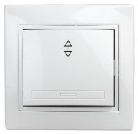 Переключатель Intro Plano 1-103-01 одноклавишный 10А-250В, IP20, СУ, белый Б0053742 Переключатель Intro Plano 1-103-01 одноклавишный 10А-250В, IP20, СУ, белый Б0053742