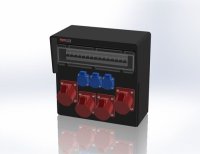 Устройство распределительное 0 настенное твердая резина IP44 40A корпус 370х370х203 AlpenBox 0230005 00-00009652